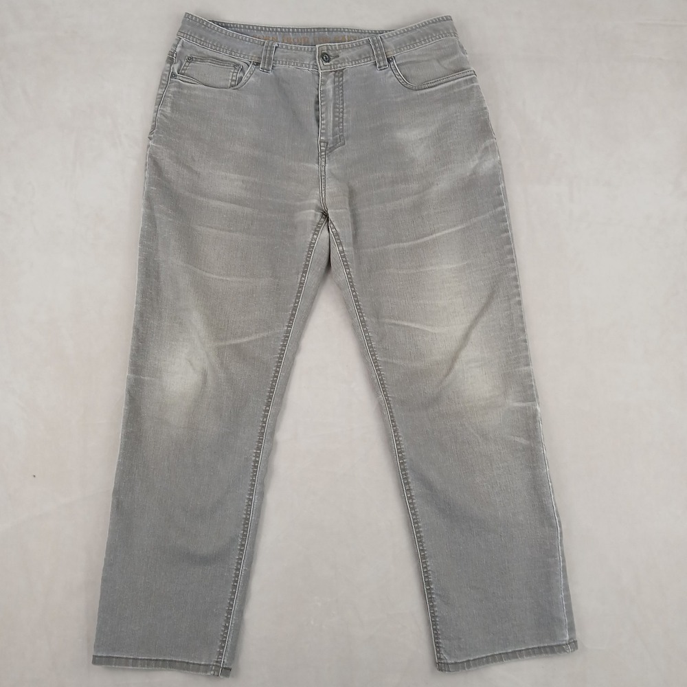 Prana‎ 34x28 Mens Jeans Brown Stonewashed FLAW Organic Cotton Outdoors Active